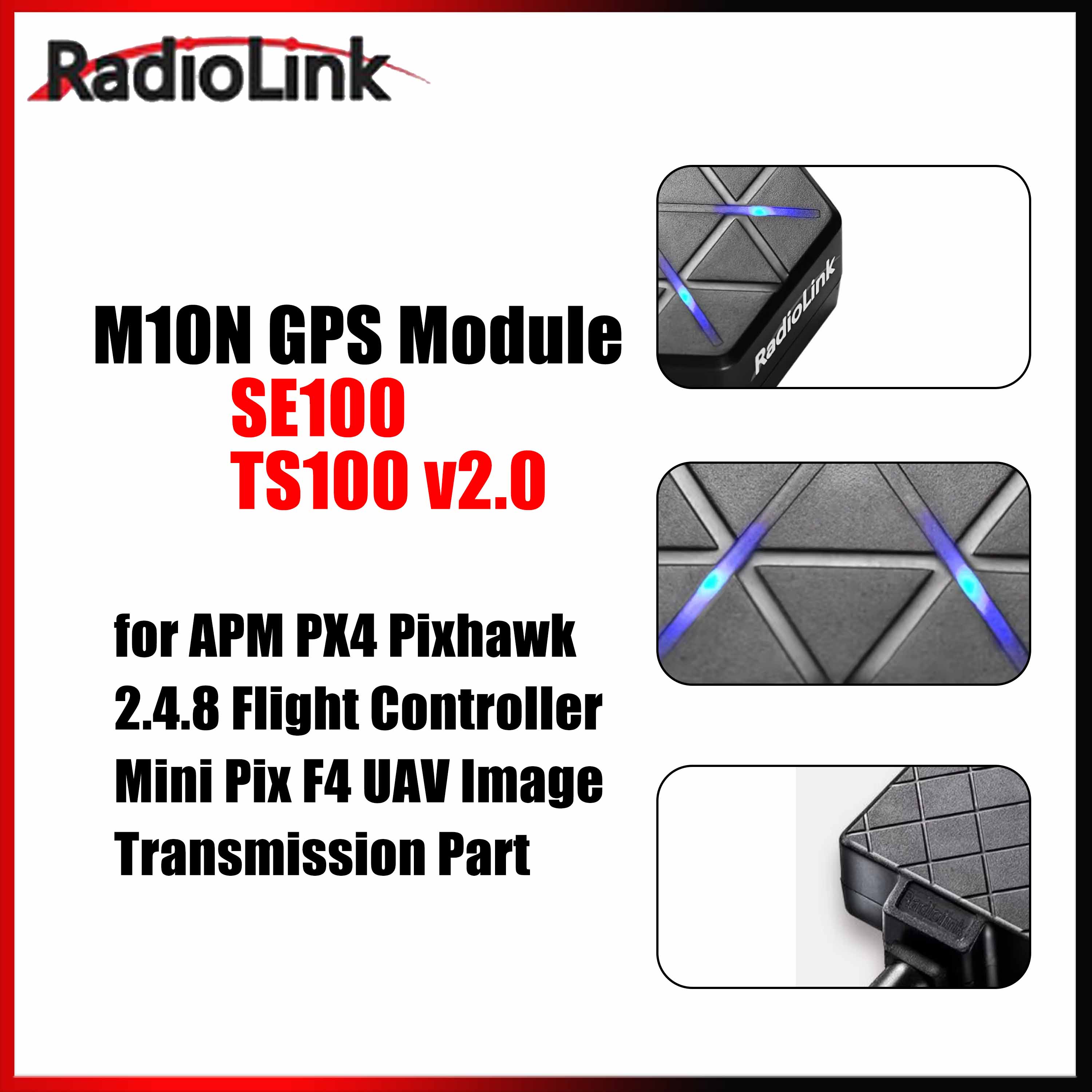 Drone Kit Hexacopter - RadioLink SE100 TS100 v2.0 M10N GPS-module