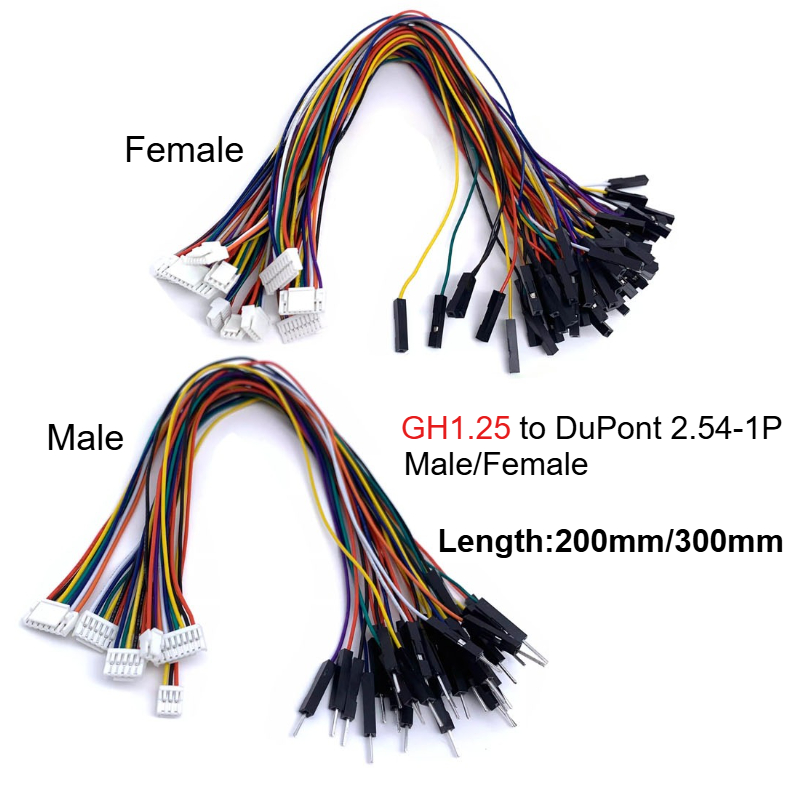 Drone Kit Hexacopter - 5 STKS GH1.25 2 P-6Pin naar
