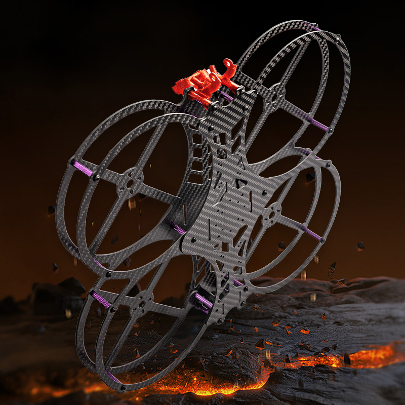 Drone Kit Octocopter - Flyroun 5-inch koolstofvezel FPV Racing Frame