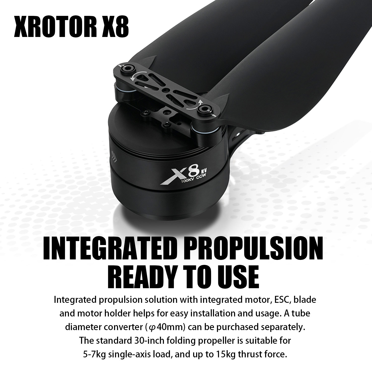 X8 Power System Kit: 100KV mot - Drone Kit Heavy Lift recensie en prijs