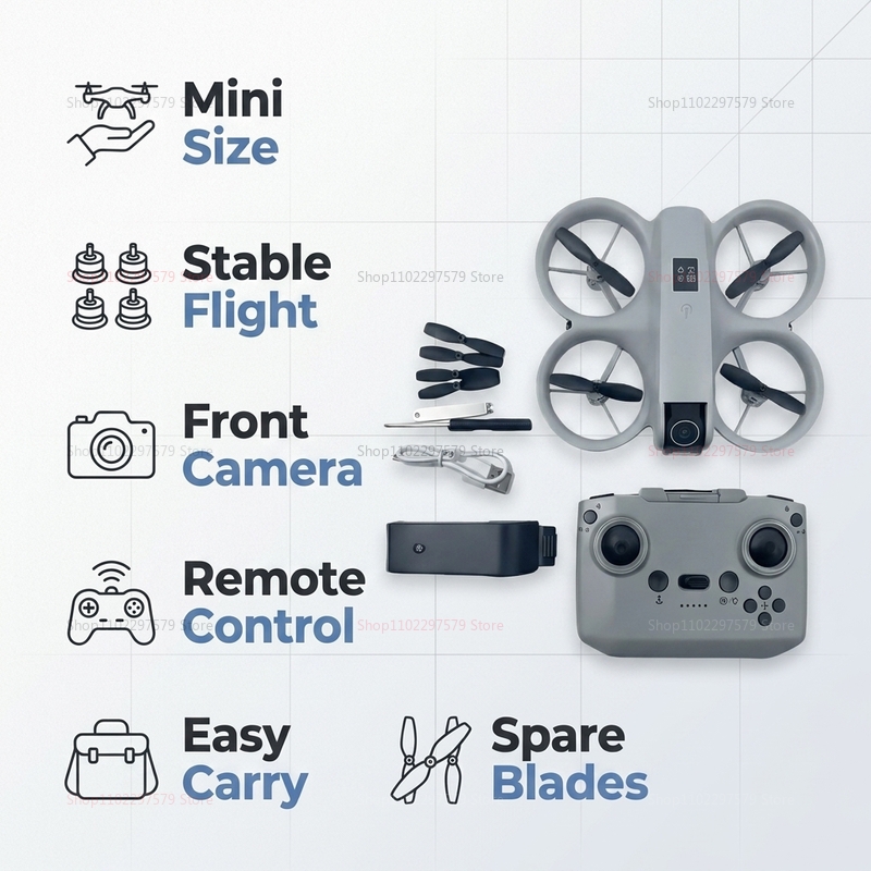 Mini Drone met 8K HD Camera FP - Drone Kit Tricopter recensie en prijs