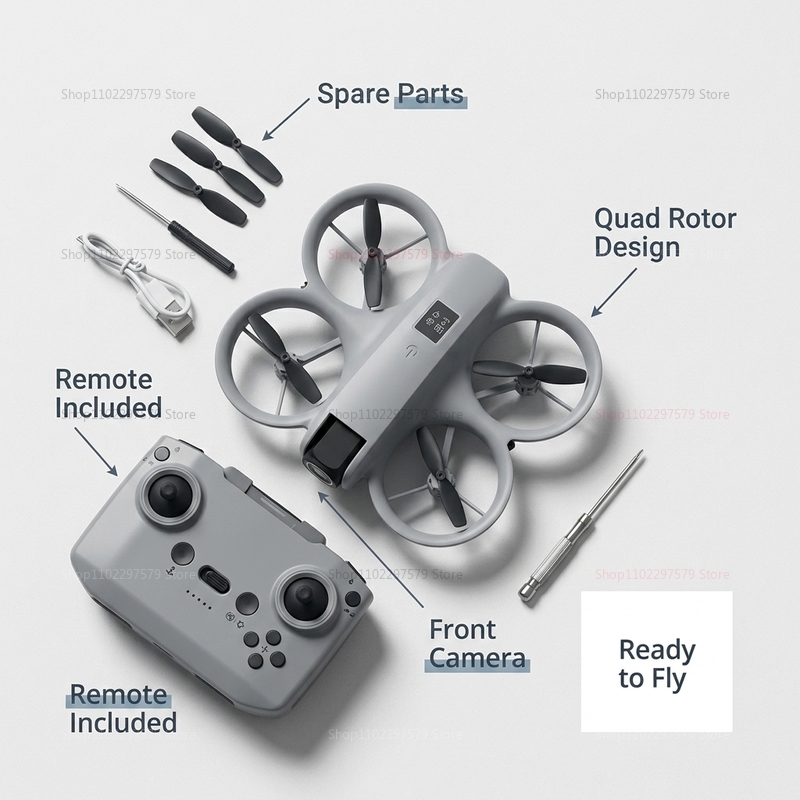Mini Drone met 8K HD Camera FP - Drone Kit Tricopter recensie en prijs