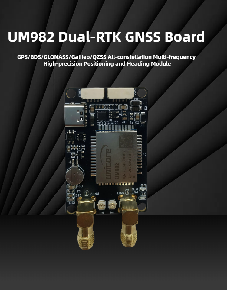 UM982 Dubbele antenne RTK GNSS - Drone Kit Hexacopter recensie en prijs